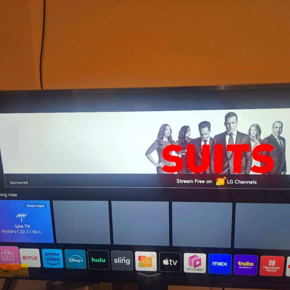 LG 50 INCHES HDMI LED TV AND REMOTE